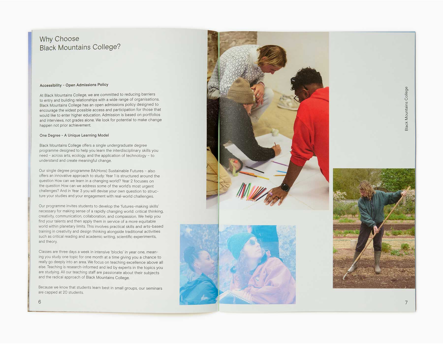 Black Mountains College Systems Change Prospectus by Colour Format