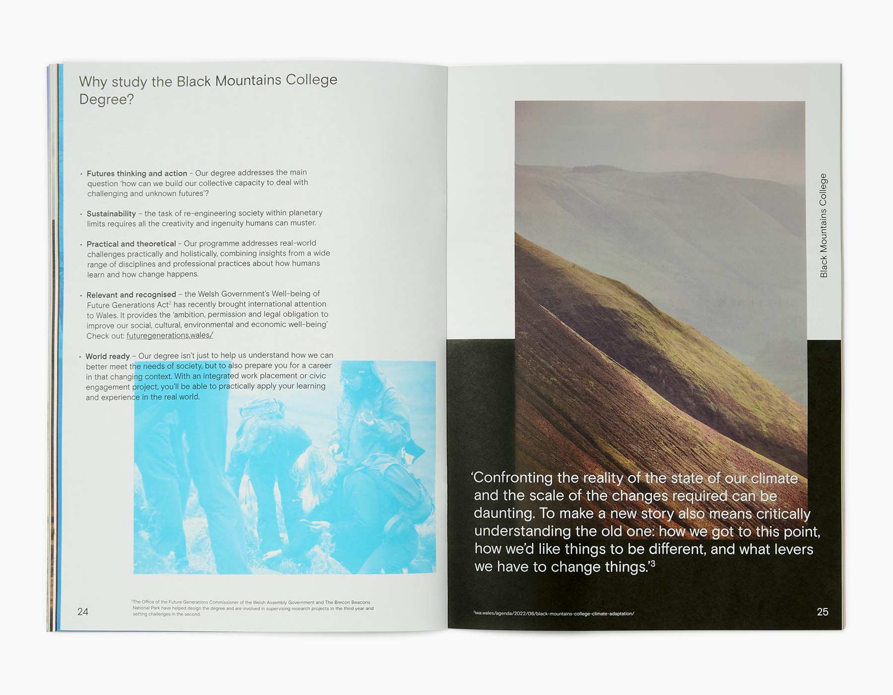 Black Mountains College Systems Change Prospectus by Colour Format