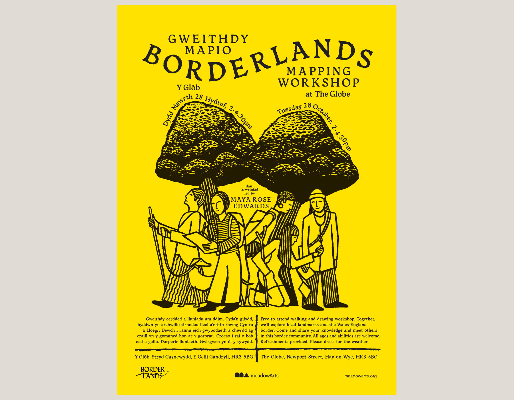 Meadow Arts Borderlands - Maya Rose Edwards - artwork by Joby Barnard for Colour Format