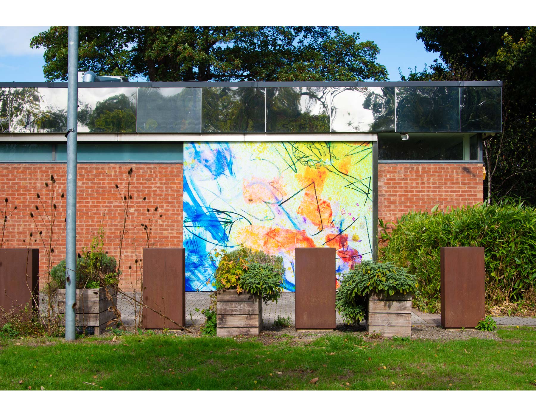 Oriel Davies Gallery interpretation design by Joby Barnard for Colour Format