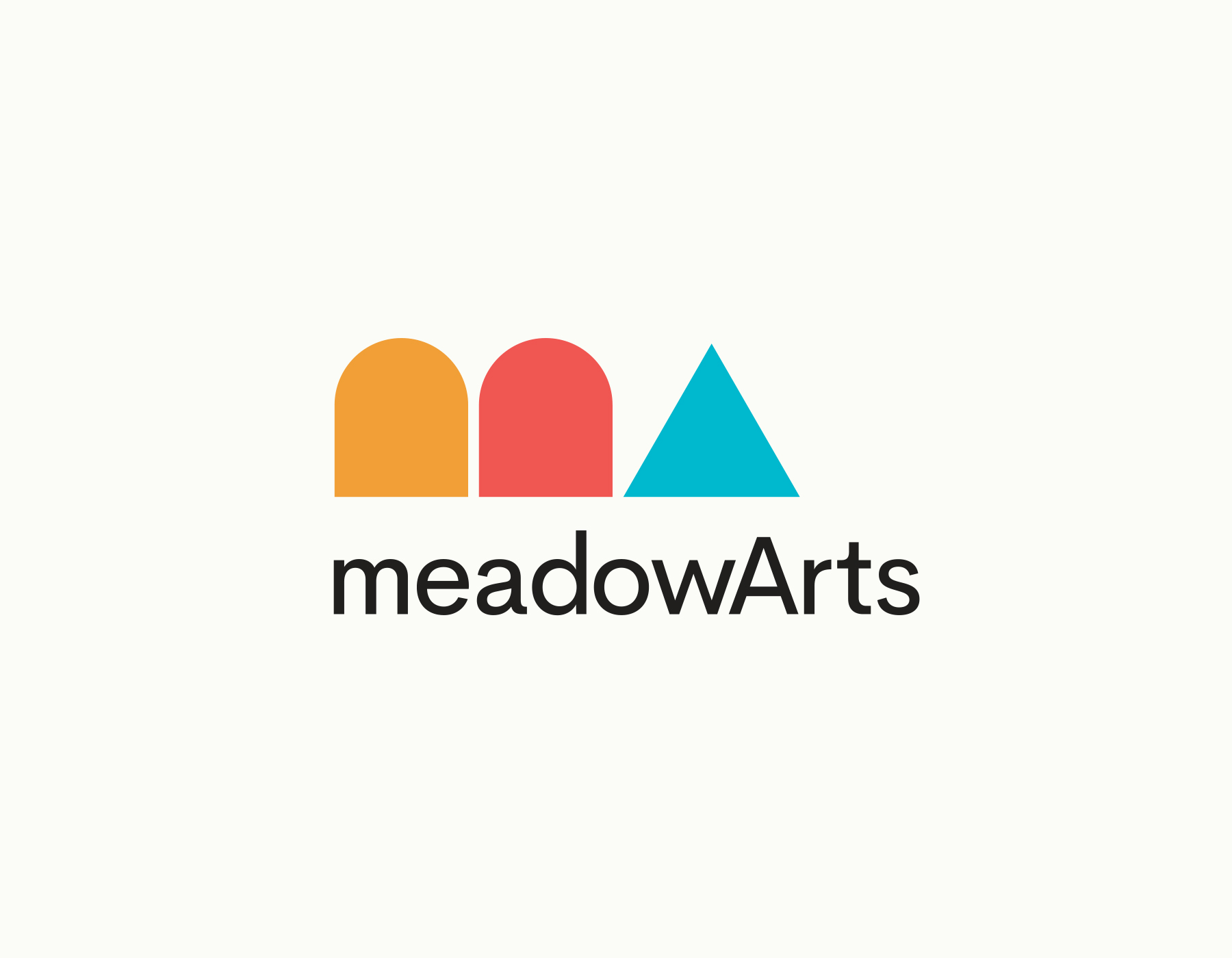 Meadow Arts identity by Colour Format